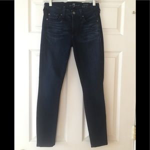 7 For All Mankind Skinny Jeans Ankle Length